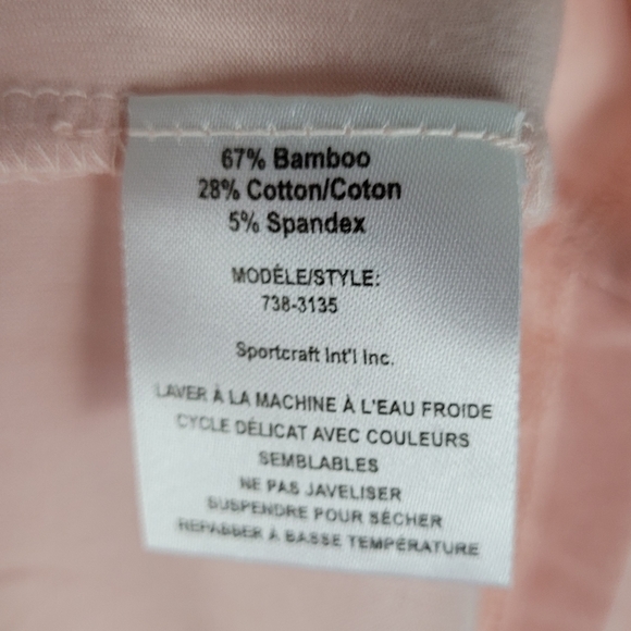 BYLYSE SPENARD | bamboo blend scoop neck short sleeve casual shirt - Picture 4 of 5